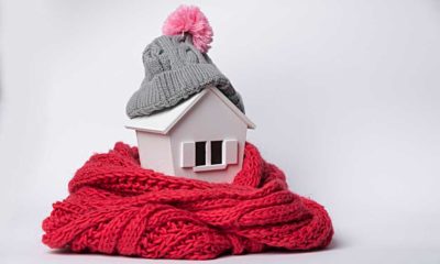 Home heating repair work on HVAC equipment in a residential setting