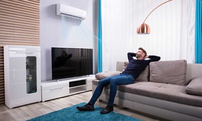 Ductless mini-split system installed in a home interior
